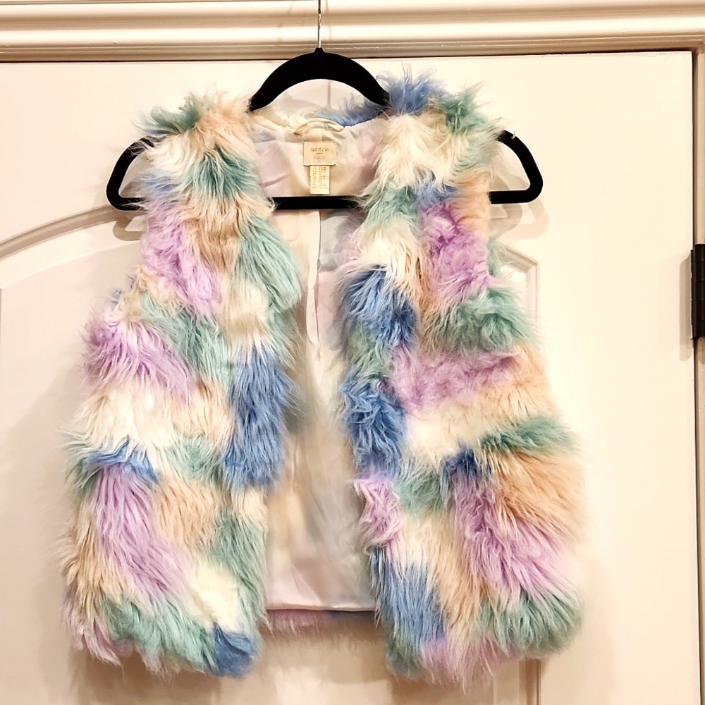 Forever 21 Multi Color Vest Jacket size 13/14